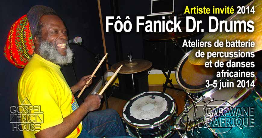 Fôô Fanick Dr Drums fait beaucoup parler de lui par l’originalité de son œuvre qui contribue à la promotion de la culture béninoise en Allemangne où il vit